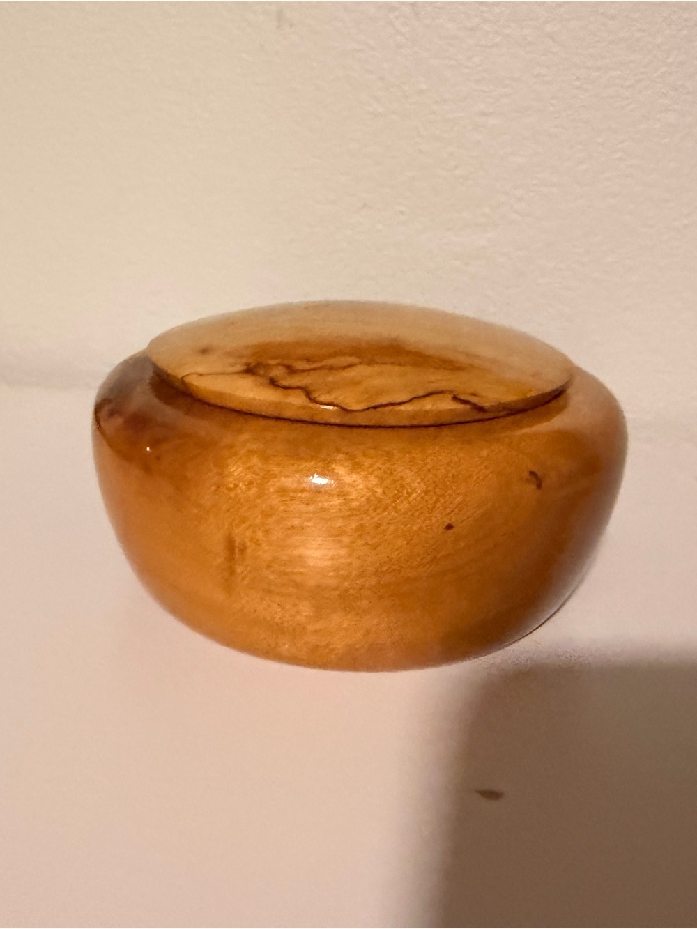 Vintage Myrtlewood Decorative Lidded Bowl - Coos Bay Oregon